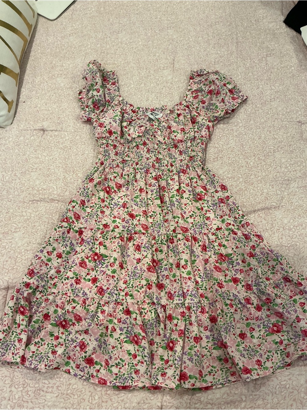 Princess Polly Pink Floral Mini Dress - Picture 2 of 3
